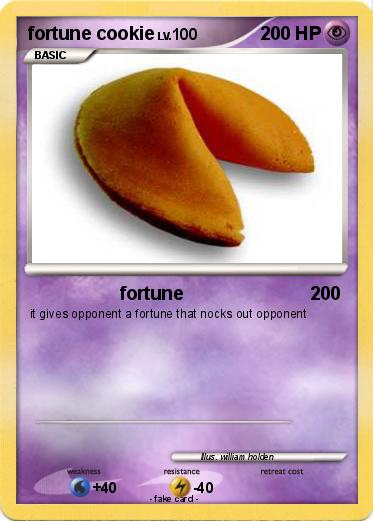 Pokemon fortune cookie