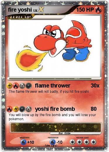 Pokemon fire yoshi
