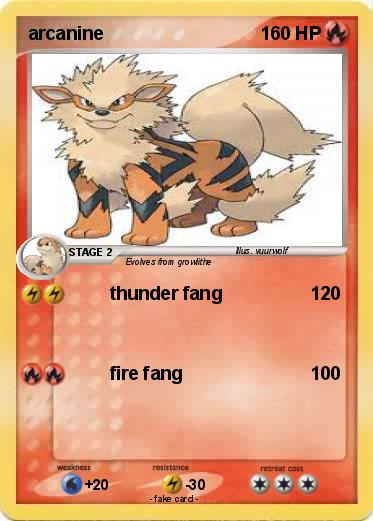 Pokemon arcanine