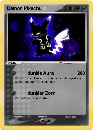 Pokemon Dämon Pikachu