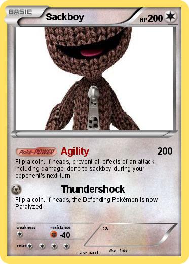 Pokemon Sackboy