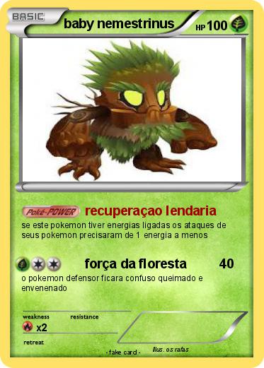 Pokemon baby nemestrinus