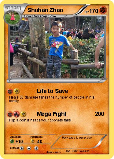 Pokemon Shuhan Zhao