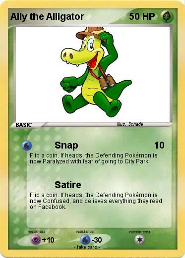 Pokemon Ally the Alligator