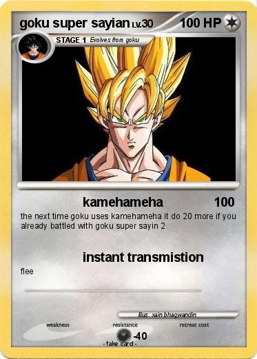 Pokemon goku super sayian