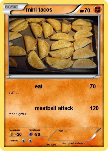 Pokemon mini tacos