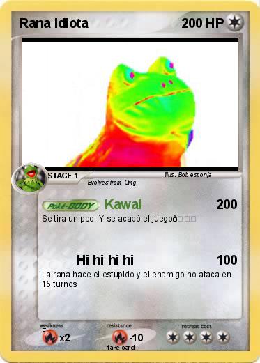 Pokemon Rana idiota