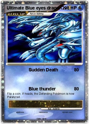 Pokemon Ultimate Blue eyes dragon