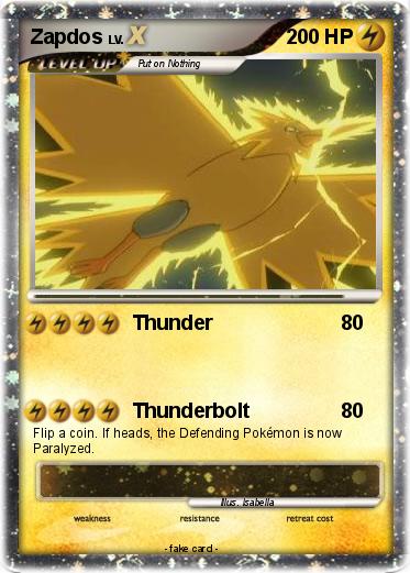 Pokemon Zapdos