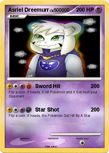Pokemon Asriel Dreemurr