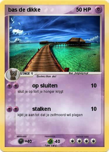 Pokemon bas de dikke