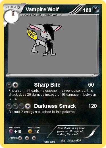 Pokemon Vampire Wolf