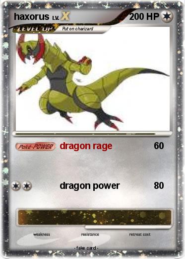Pokemon haxorus