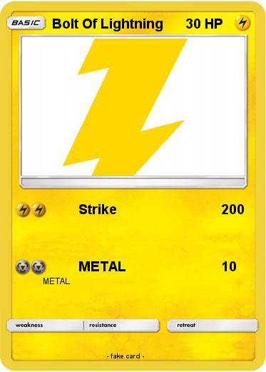 Pokemon Bolt Of Lightning