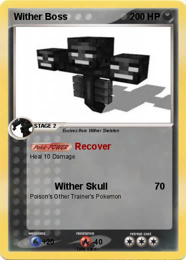 Pokemon Wither Boss