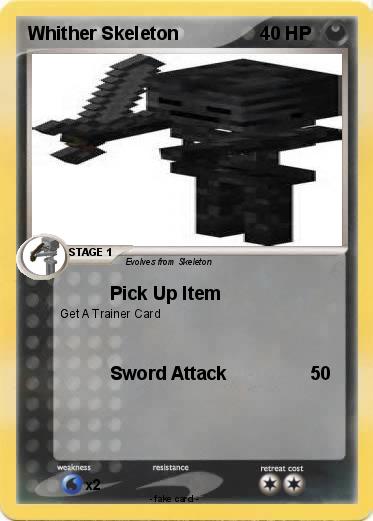 Pokemon Whither Skeleton