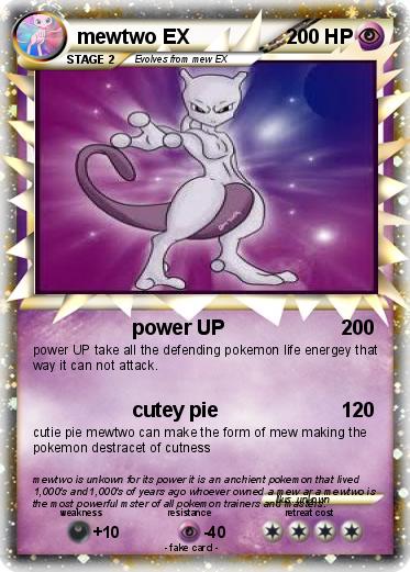 Pokemon mewtwo EX