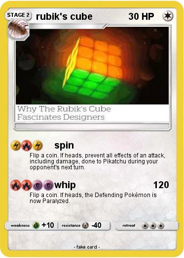 Pokemon rubik's cube