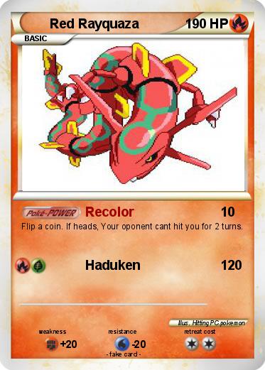 Pokemon Red Rayquaza