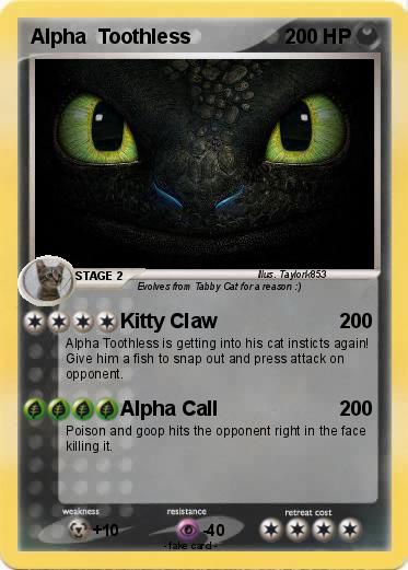 Pokemon Alpha  Toothless