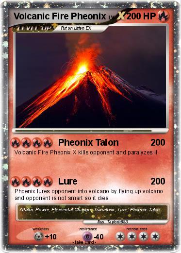 Pokemon Volcanic Fire Pheonix