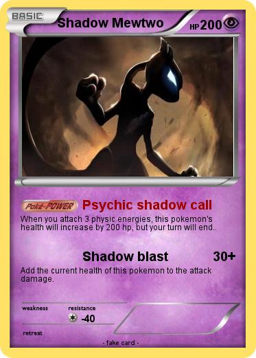 Pokemon Shadow Mewtwo