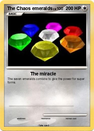 Pokemon The Chaos emeralds