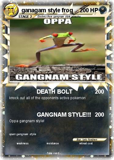 Pokemon ganagam style frog