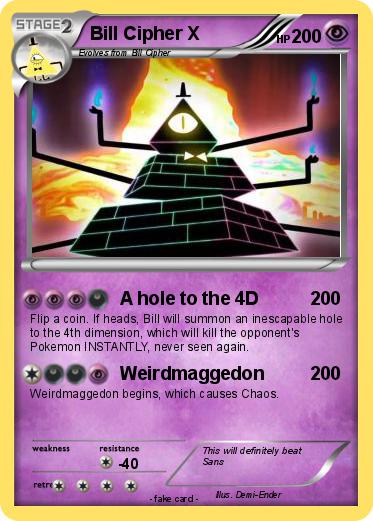 Pokemon Bill Cipher X