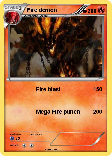Pokemon Fire demon