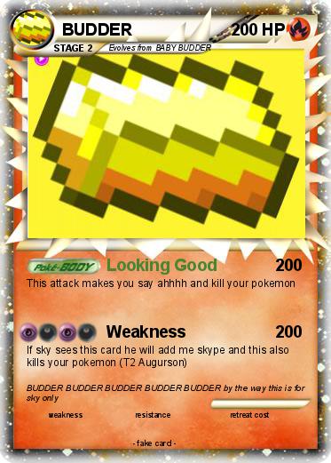 Pokemon BUDDER