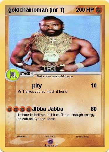 Pokemon goldchainoman (mr T)