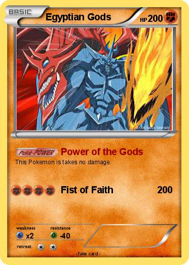 Pokemon Egyptian Gods