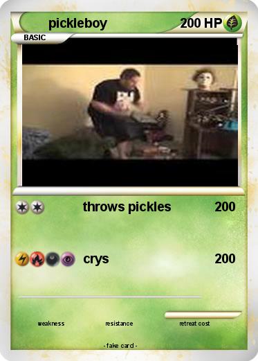 Pokemon pickleboy