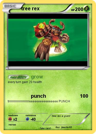 Pokemon tree rex