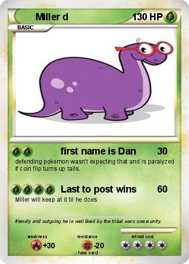 Pokemon Miller d