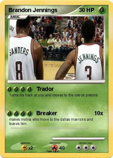 Pokemon Brandon Jennings