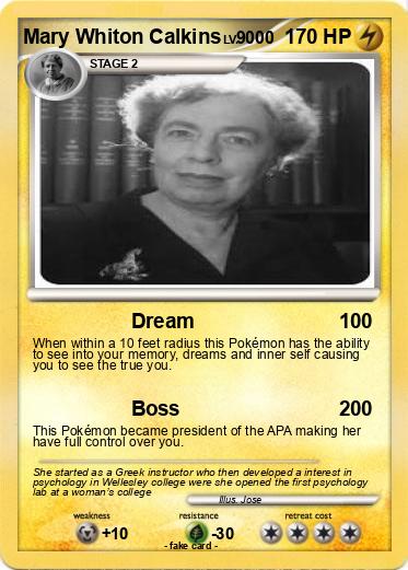 Pokemon Mary Whiton Calkins