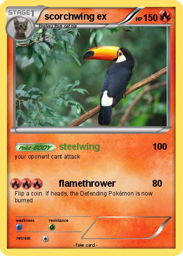 Pokemon scorchwing ex