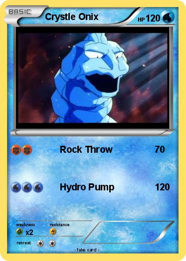 Pokemon Crystle Onix