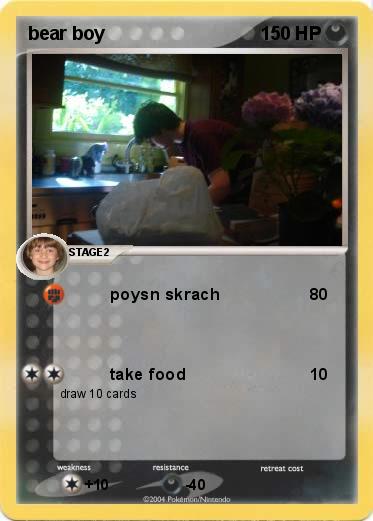 Pokemon bear boy
