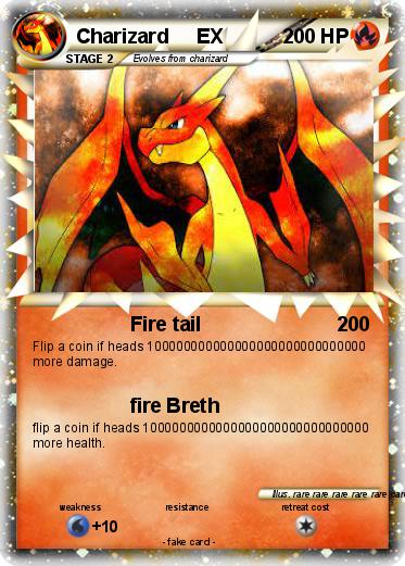 Pokemon Charizard     EX