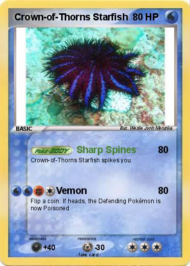 Pokemon Crown-of-Thorns Starfish
