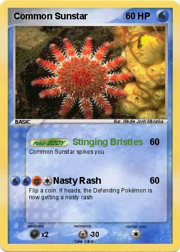 Pokemon Common Sunstar