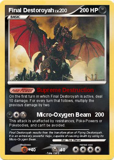 Pokemon Final Destoroyah