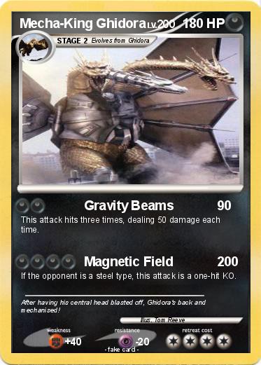 Pokemon Mecha-King Ghidora