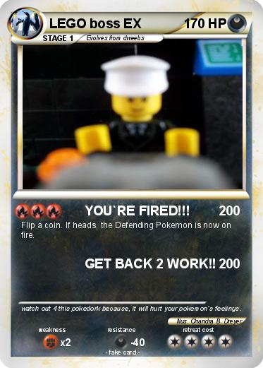 Pokemon LEGO boss EX