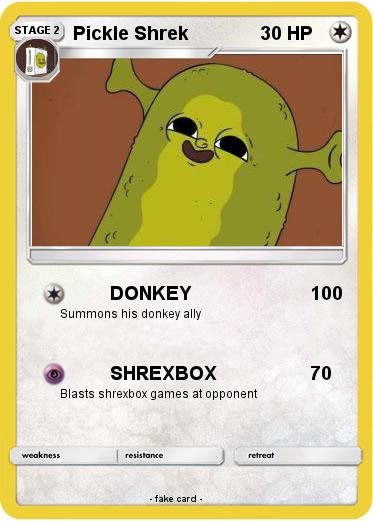 Pokemon Pickle Shrek