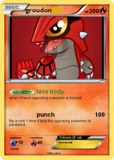 Pokemon groudon