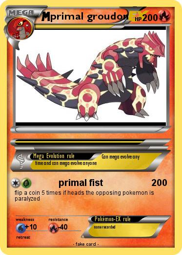 Pokemon primal groudon